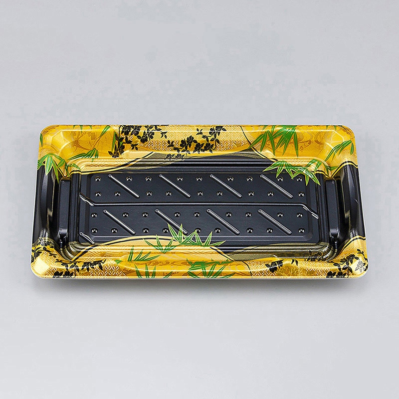 シーピー化成 寿司容器 SF港 本体 25 月乃黒 50枚/袋（ご注文単位16袋）【直送品】