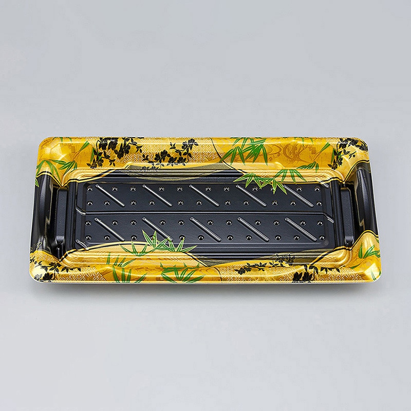 シーピー化成 寿司容器 SF港 本体 26 月乃黒 50枚/袋（ご注文単位16袋）【直送品】