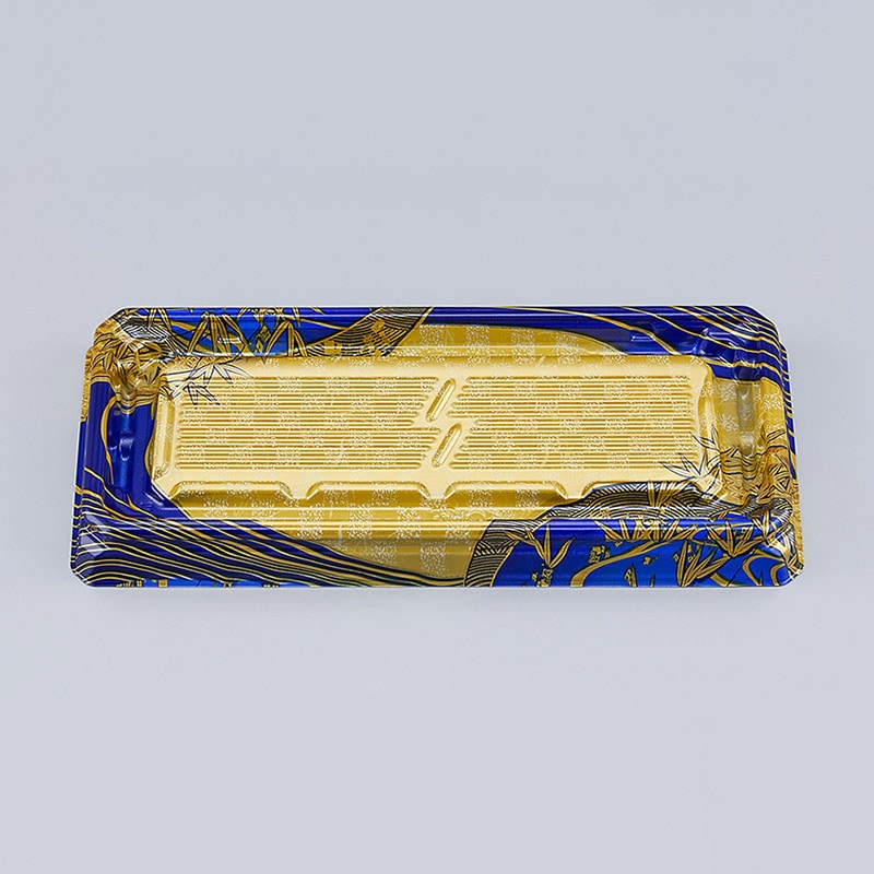 シーピー化成 刺身容器 UFハカマ板段 本体 15 上弦紺 50枚/袋(ご注文単位20袋)【直送品】