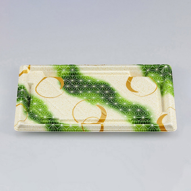 シーピー化成 寿司容器 SF美角 本体 26 あさ月緑 50枚/袋(ご注文単位16袋)【直送品】