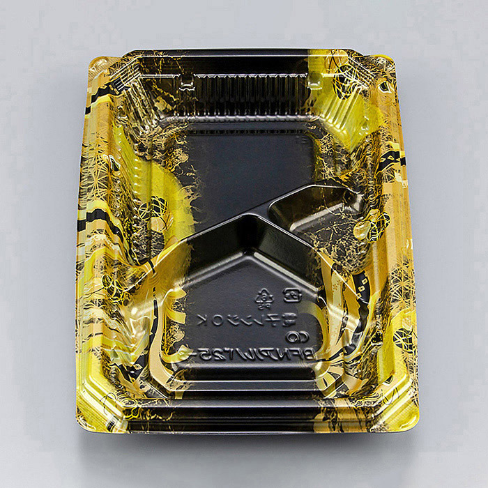 シーピー化成 弁当容器 BFNアルバ 本体 25-3 慶雲 50枚/袋（ご注文単位12袋）【直送品】