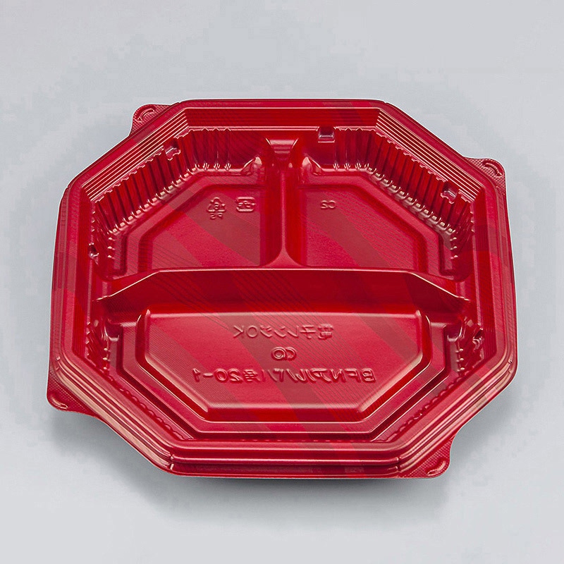 シーピー化成 弁当容器 BFNアルバ 八角 本体 20-1 カレント 50枚/袋（ご注文単位12袋）【直送品】