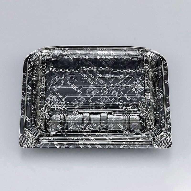 シーピー化成 嵌合フードパック KL-10（N） モダン黒 50枚/袋（ご注文単位24袋）【直送品】