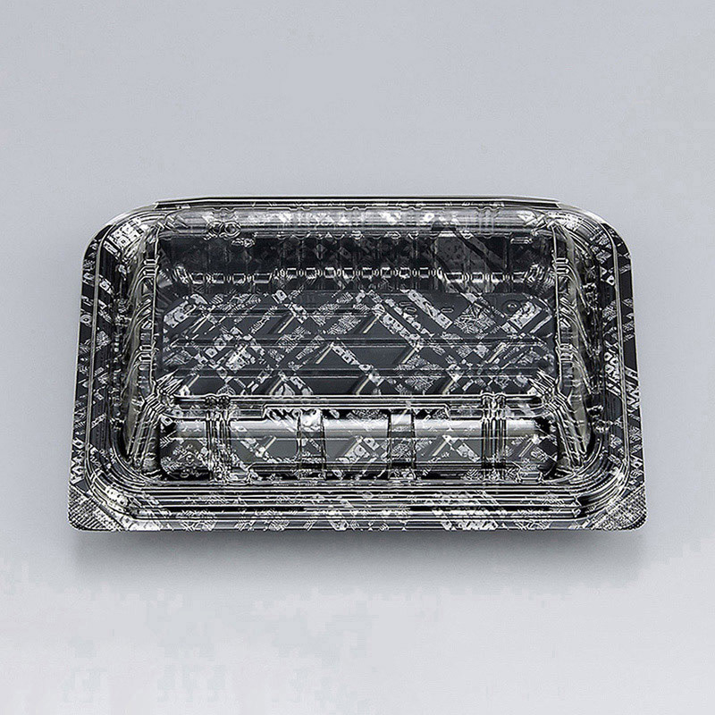 シーピー化成 嵌合フードパック KL-15（N） モダン黒 50枚/袋（ご注文単位24袋）【直送品】