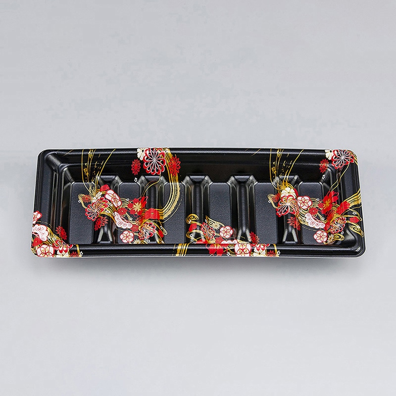 シーピー化成 巻寿司容器 SF角段 本体 25-10 花糸 50枚/袋(ご注文単位24袋)【直送品】