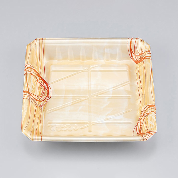 シーピー化成 精肉容器 SFニック 本体 20-20深 ゆうすい薄橙 50枚/袋（ご注文単位12袋）【直送品】