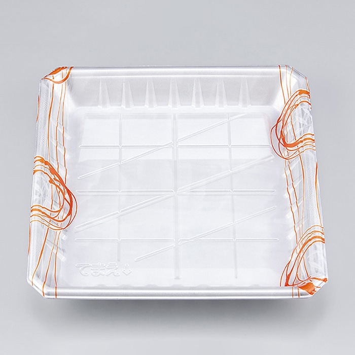 シーピー化成 精肉容器 SFニック 本体 24-24深 ゆうすい銀 50枚/袋（ご注文単位8袋）【直送品】