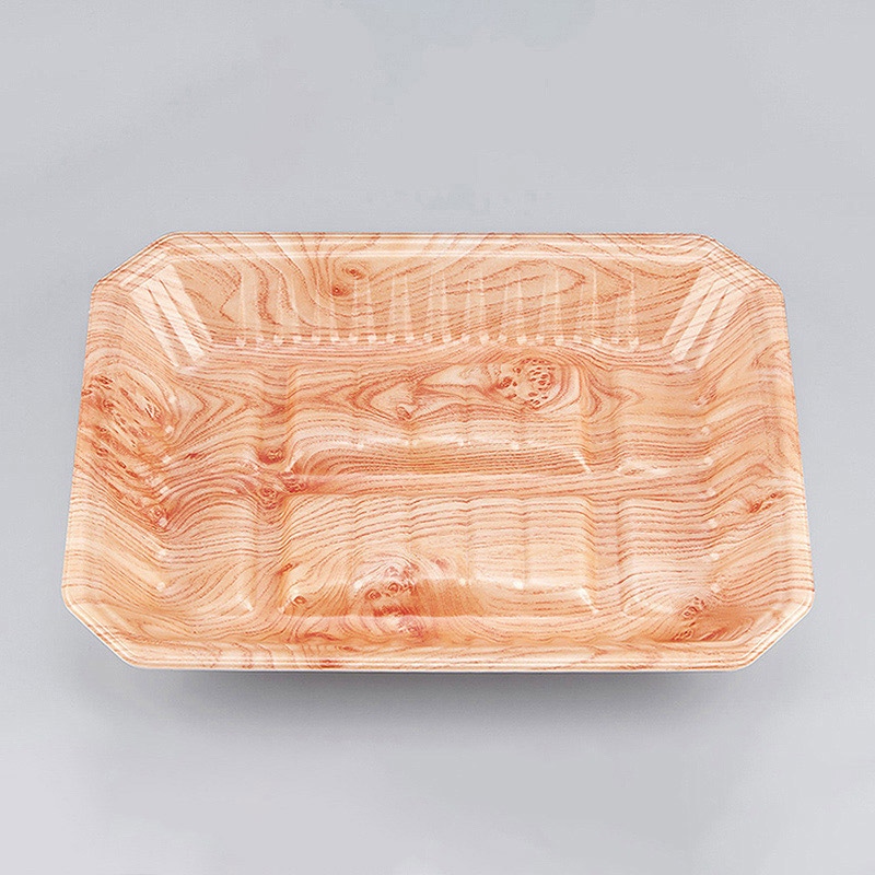 シーピー化成 精肉トレー 新L筏 29-22-37 にれ 50枚/袋(ご注文単位8袋)【直送品】