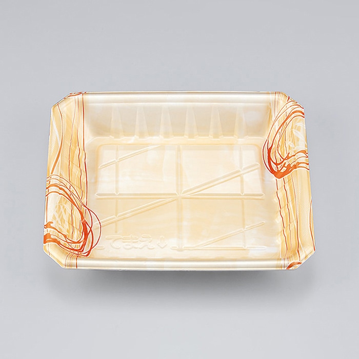 シーピー化成 精肉容器 SFニック 本体 20-17深 ゆうすい薄橙 50枚/袋（ご注文単位12袋）【直送品】