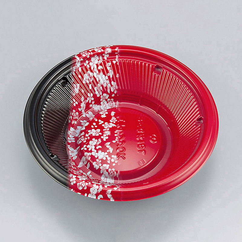 シーピー化成 丼容器 BF丸丼 本体 18L 咲季 50枚/袋（ご注文単位18袋）【直送品】