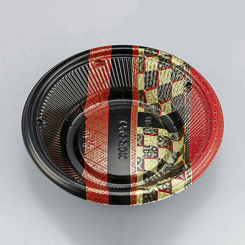 シーピー化成 丼容器 BF丸丼 本体 19L 越後赤 50枚/袋（ご注文単位12袋）【直送品】