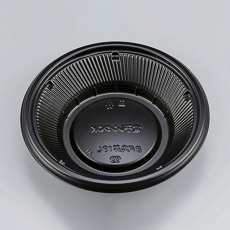 シーピー化成 丼容器 BF丸丼 本体 19L 黒 50枚/袋（ご注文単位12袋）【直送品】