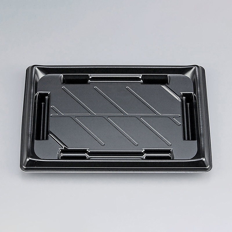 シーピー化成 寿司容器 SF美角 本体 24 黒 50枚/袋(ご注文単位18袋)【直送品】