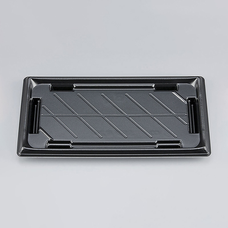 シーピー化成 寿司容器 SF美角 本体 26 黒 50枚/袋(ご注文単位16袋)【直送品】