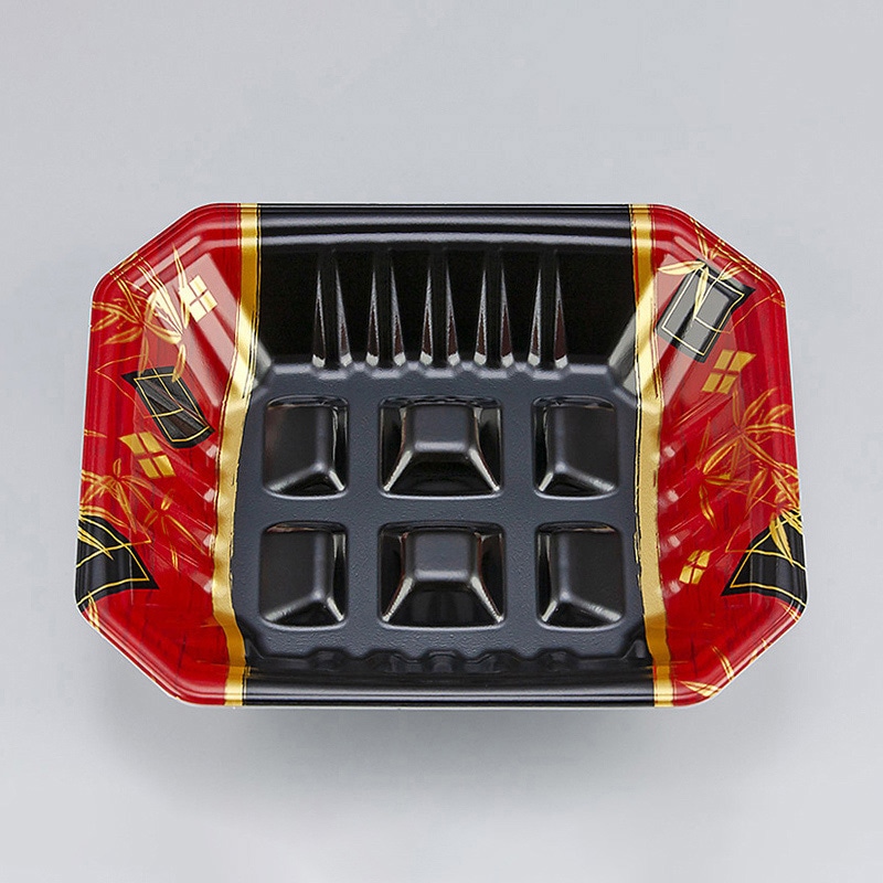 >シーピー化成 精肉トレー 新L筏 20-17-37 菱垣 50枚/袋(ご注文単位16袋)【直送品】