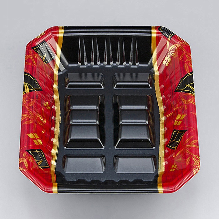 シーピー化成 精肉トレー 新L筏 20-24-37 菱垣 50枚/袋(ご注文単位12袋)【直送品】