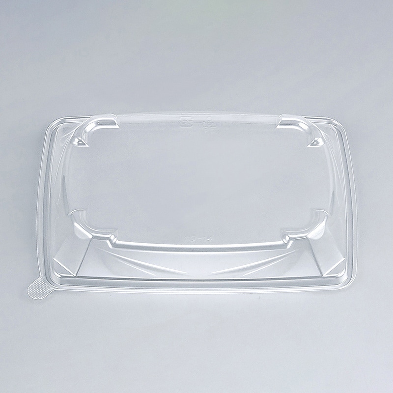 シーピー化成 丼容器 CZラプレ角丼 透明蓋 19ー14 50枚/袋（ご注文単位18袋）【直送品】