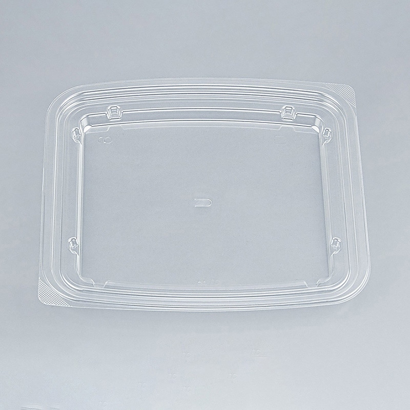 シーピー化成 鍋型容器 BFランチ角386TC 内嵌合蓋U字穴 50枚/袋