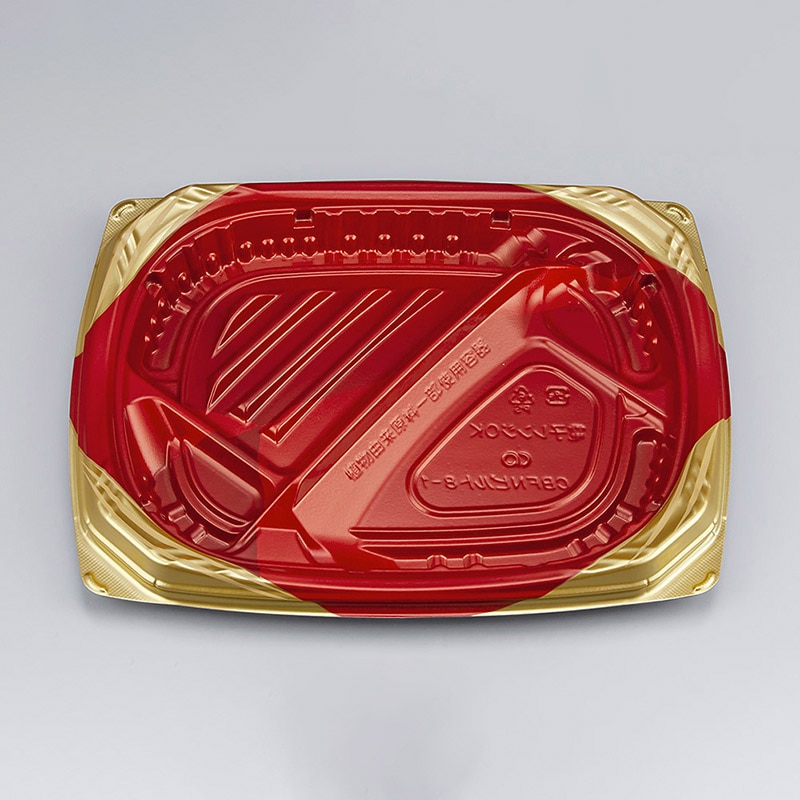 シーピー化成 弁当容器　CBFNビルト　本体 8-1 ソアRG 50枚/袋（ご注文単位12袋）【直送品】