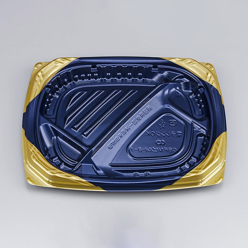 シーピー化成 弁当容器　CBFNビルト　本体 8-1 ソアBG 50枚/袋（ご注文単位12袋）【直送品】