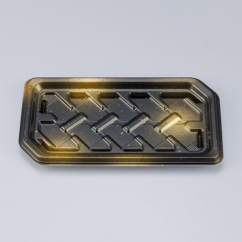 シーピー化成 寿司容器 SF結波 本体 25 蛍火金 50枚/袋（ご注文単位16袋）【直送品】