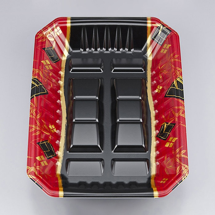 シーピー化成 精肉トレー 新L筏 20-28-37 菱垣 50枚/袋(ご注文単位12袋)【直送品】