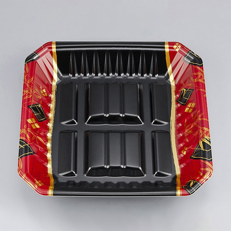 シーピー化成 精肉トレー 新L筏 24-24-37 菱垣 50枚/袋（ご注文単位12袋）【直送品】