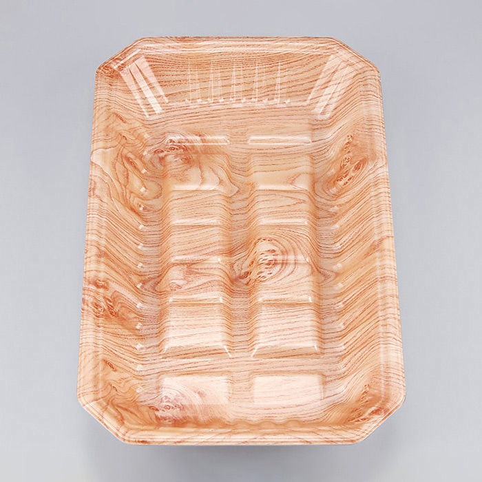 シーピー化成 精肉トレー 新L筏 20-33-37 にれ 50枚/袋（ご注文単位12袋）【直送品】