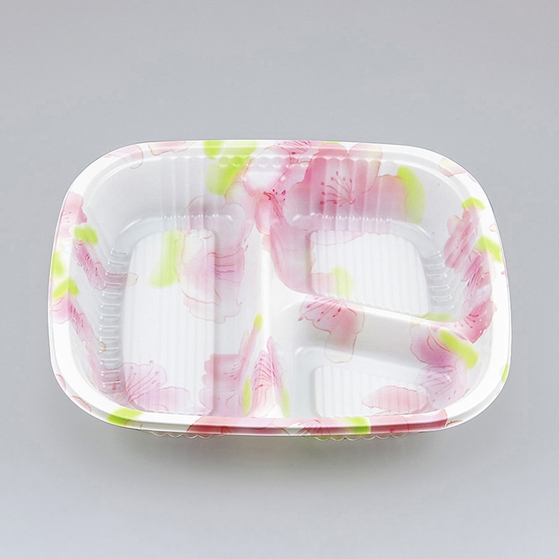 シーピー化成 弁当容器 本体 Z-153(B) 蘭 100枚/袋(ご注文単位12袋)【直送品】