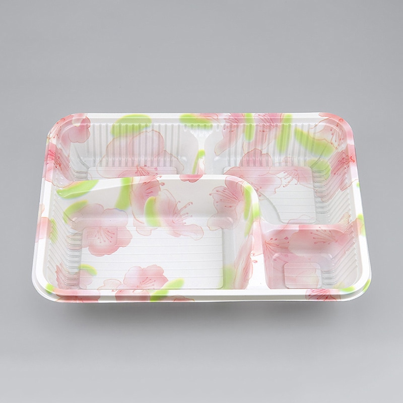 シーピー化成 弁当容器 本体 Z-253ー1(B) 蘭 100枚/袋(ご注文単位8袋)【直送品】