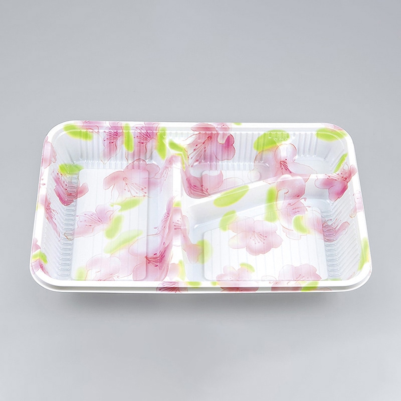 シーピー化成 弁当容器 本体 Z-255(B) 蘭 100枚/袋(ご注文単位6袋)【直送品】