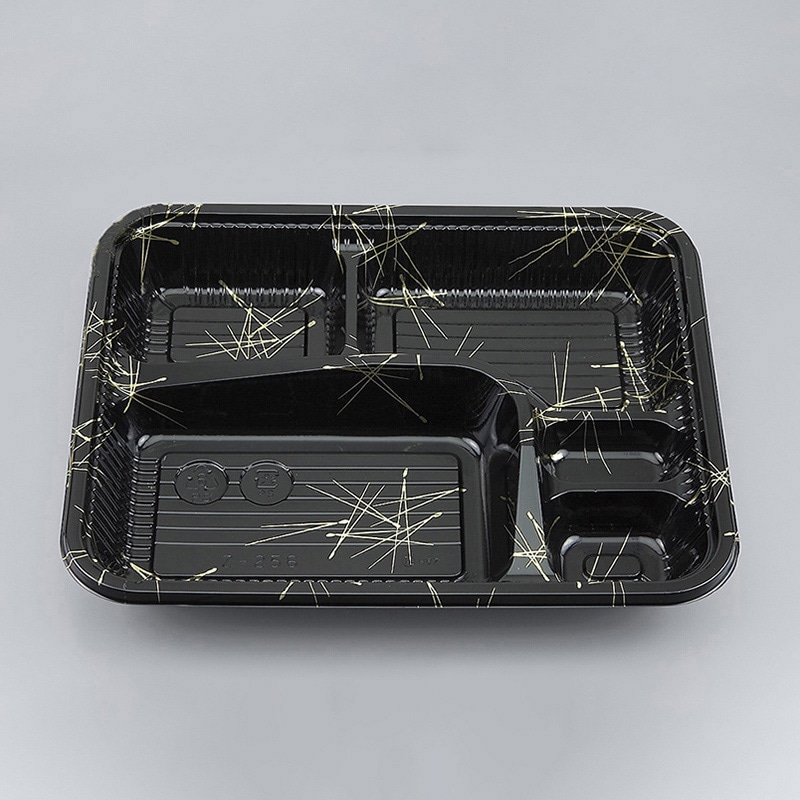 シーピー化成 弁当容器 本体 Z-256(B) 松葉 100枚/袋(ご注文単位6袋)【直送品】