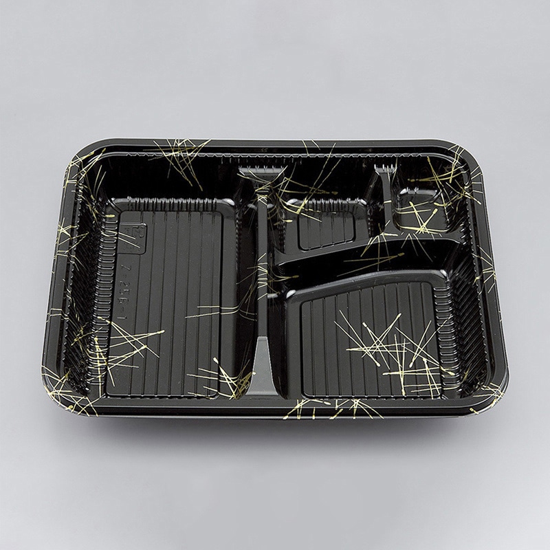 シーピー化成 弁当容器 本体 Z-256ー1(B) 松葉 100枚/袋(ご注文単位6袋)【直送品】