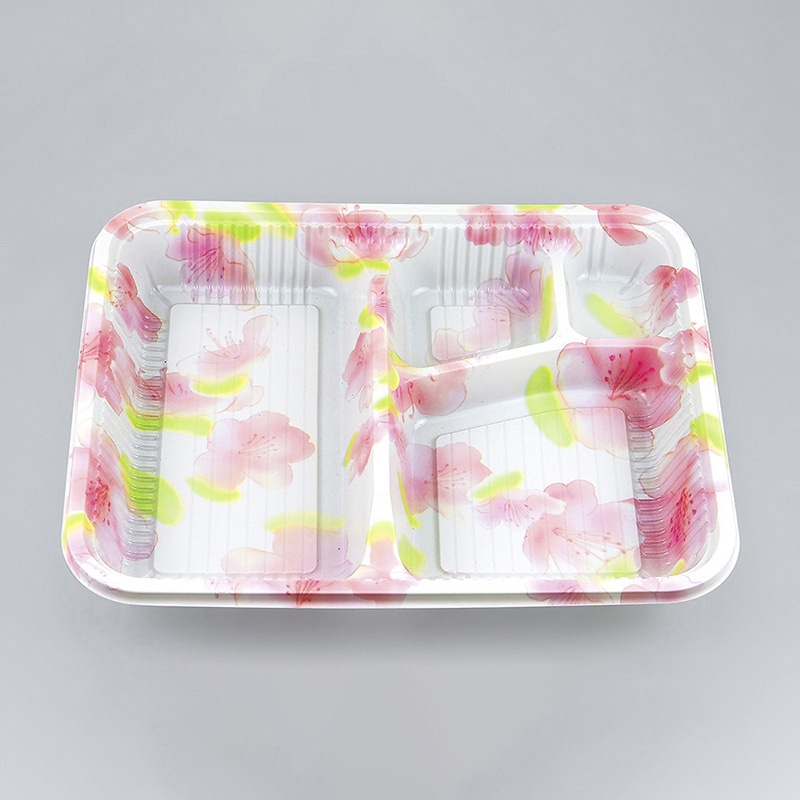 シーピー化成 弁当容器 本体 Z-256ー1(B) 蘭 100枚/袋(ご注文単位6袋)【直送品】