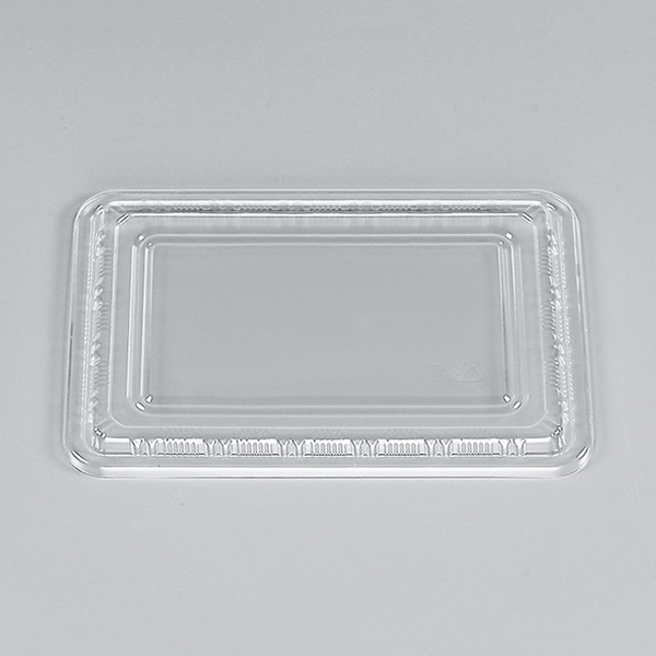 シーピー化成 弁当容器 透明蓋 耐熱-6(B) 100枚/袋(ご注文単位16袋)【直送品】