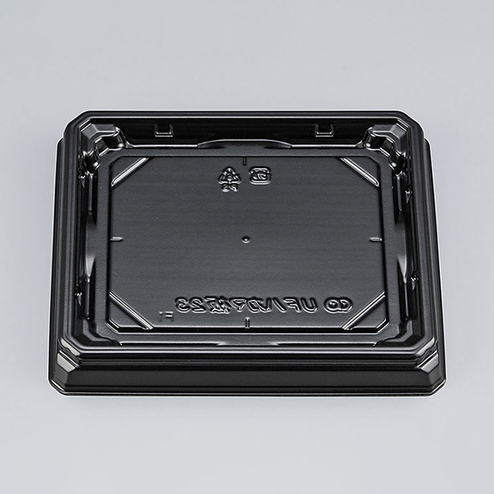 シーピー化成 寿司容器 UFハカマ板 本体 23 黒 50枚/袋(ご注文単位12袋)【直送品】