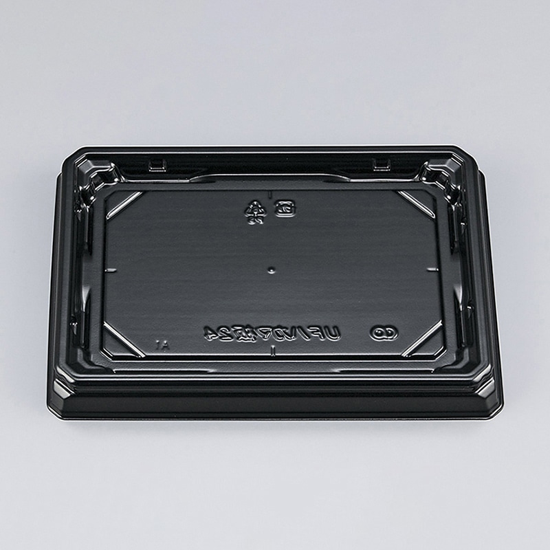 シーピー化成 寿司容器 UFハカマ板 本体 24 黒 50枚/袋(ご注文単位12袋)【直送品】