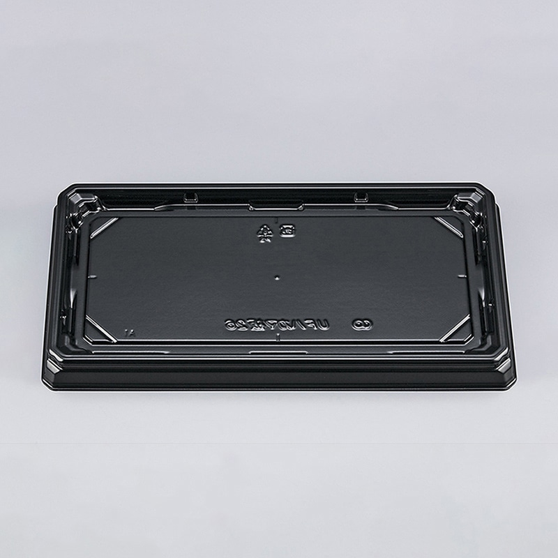 シーピー化成 寿司容器 UFハカマ板 本体 26 黒 50枚/袋(ご注文単位12袋)【直送品】