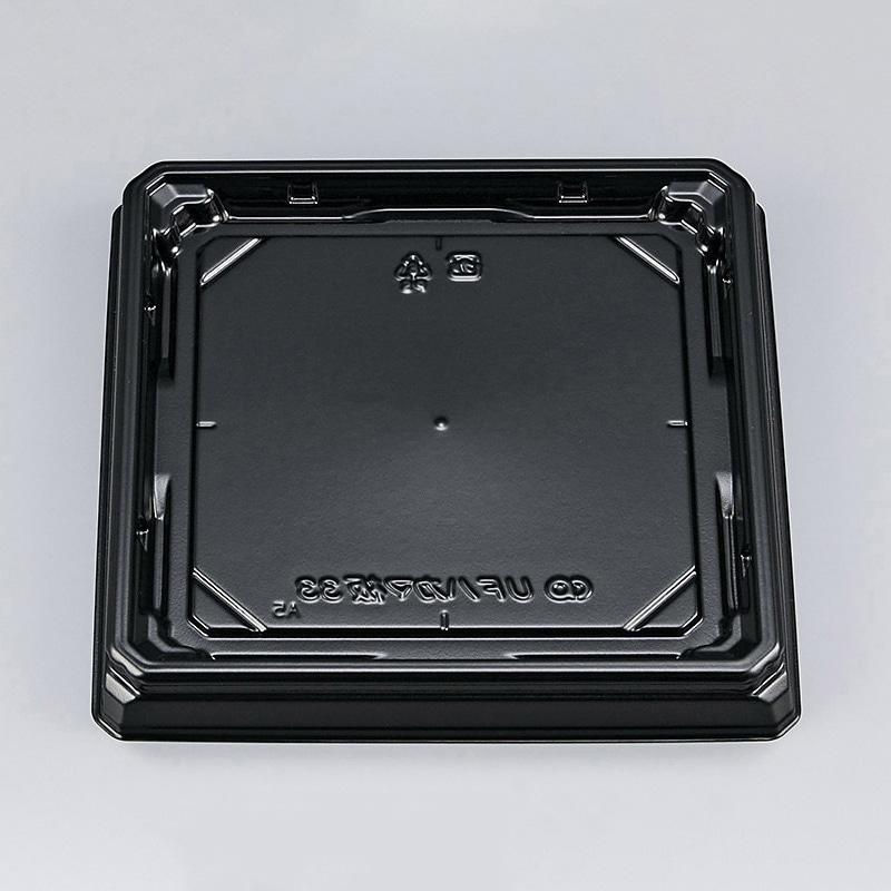 シーピー化成 寿司容器 UFハカマ板 本体 33 黒 50枚/袋（ご注文単位12袋）【直送品】