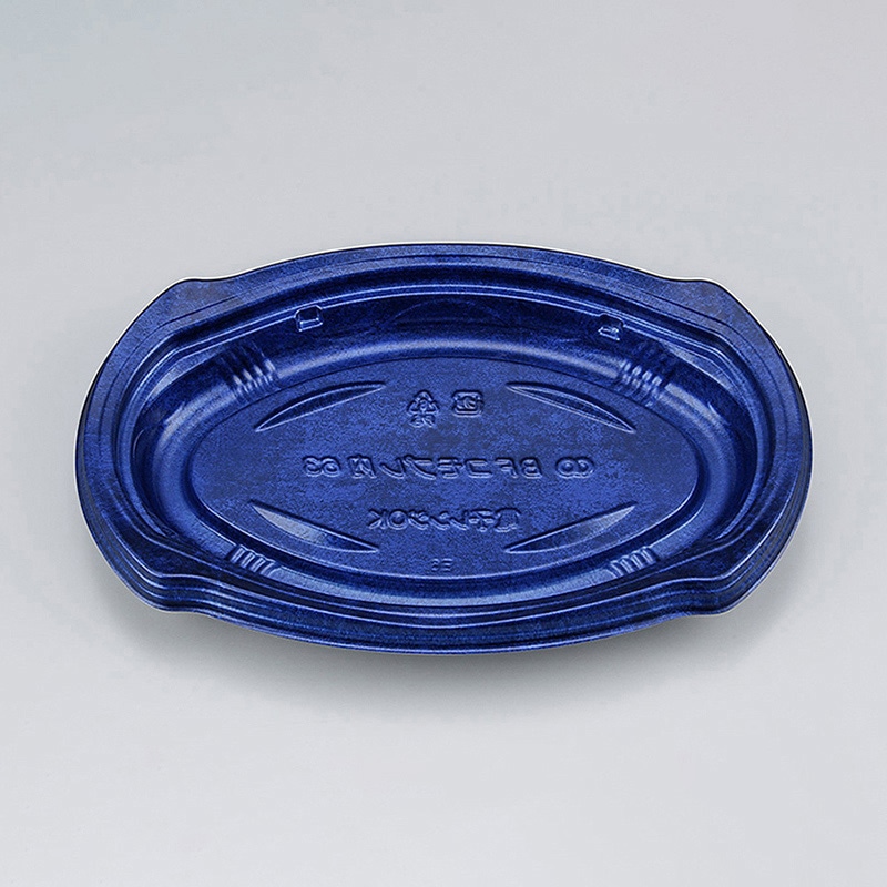 シーピー化成 惣菜容器 BFコモプレ内 本体 63 フォンセ青 50枚/袋（ご注文単位16袋）【直送品】