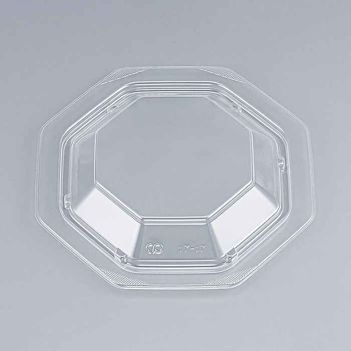 シーピー化成 惣菜容器 BFデリハチ 内嵌合蓋 17-17 50枚/袋（ご注文単位18袋）【直送品】