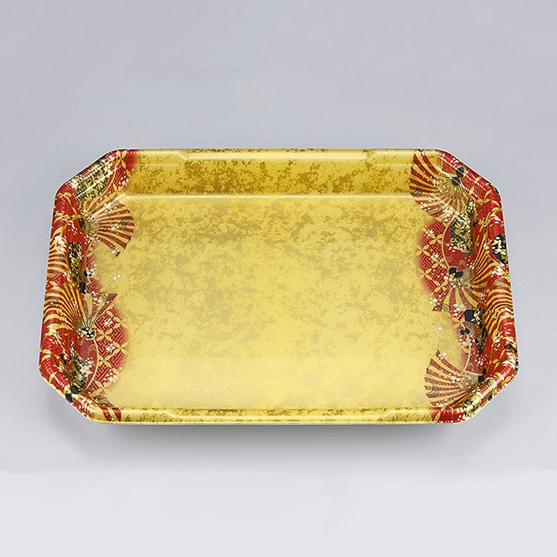 シーピー化成 精肉トレー L-カク 4 俊英金 50枚/袋（ご注文単位6袋）【直送品】