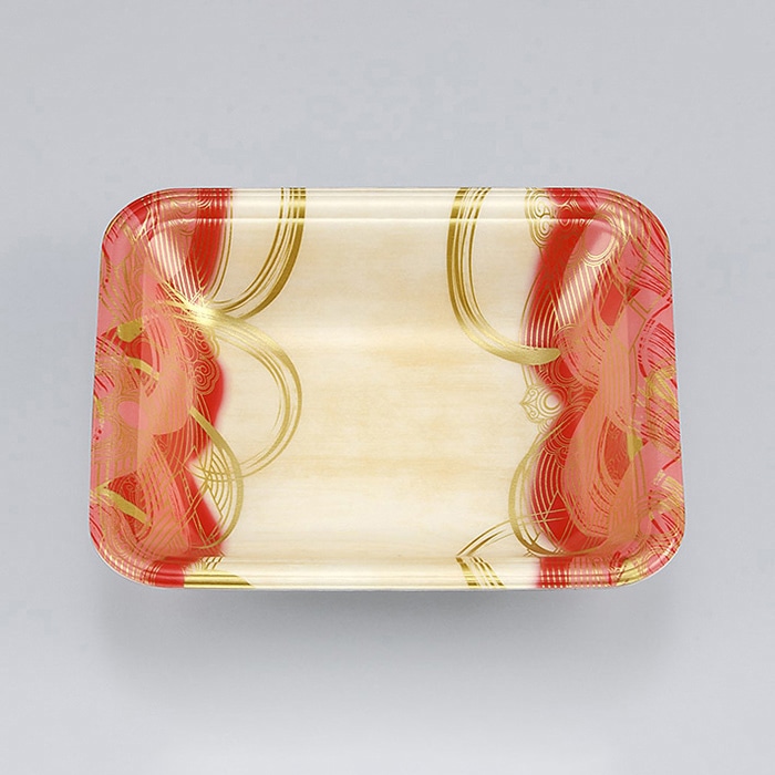 シーピー化成 汎用トレー 新LF 13-30 波瓦赤 100枚/袋（ご注文単位24袋）【直送品】