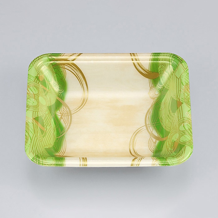 シーピー化成 汎用トレー 新LF 13-30 波瓦緑 100枚/袋（ご注文単位24袋）【直送品】