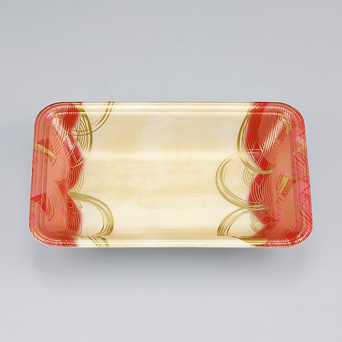 シーピー化成 汎用トレー 新LL 13-30 波瓦赤 100枚/袋(ご注文単位18袋)【直送品】