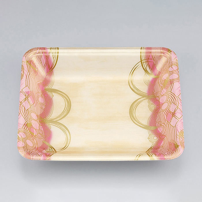 >シーピー化成 汎用トレー 新LL 17-30 波瓦桃 100枚/袋(ご注文単位12袋)【直送品】