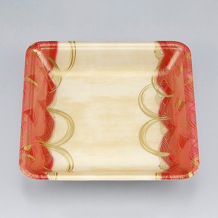 シーピー化成 汎用トレー 新LL 20-30 波瓦赤 100枚/袋(ご注文単位12袋)【直送品】