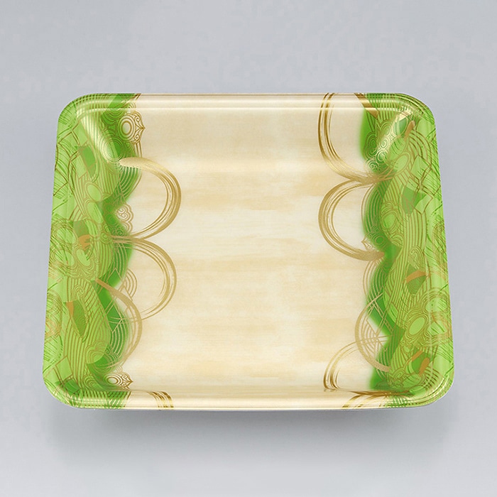 シーピー化成 汎用トレー 新LL 20-30 波瓦緑 100枚/袋(ご注文単位12袋)【直送品】