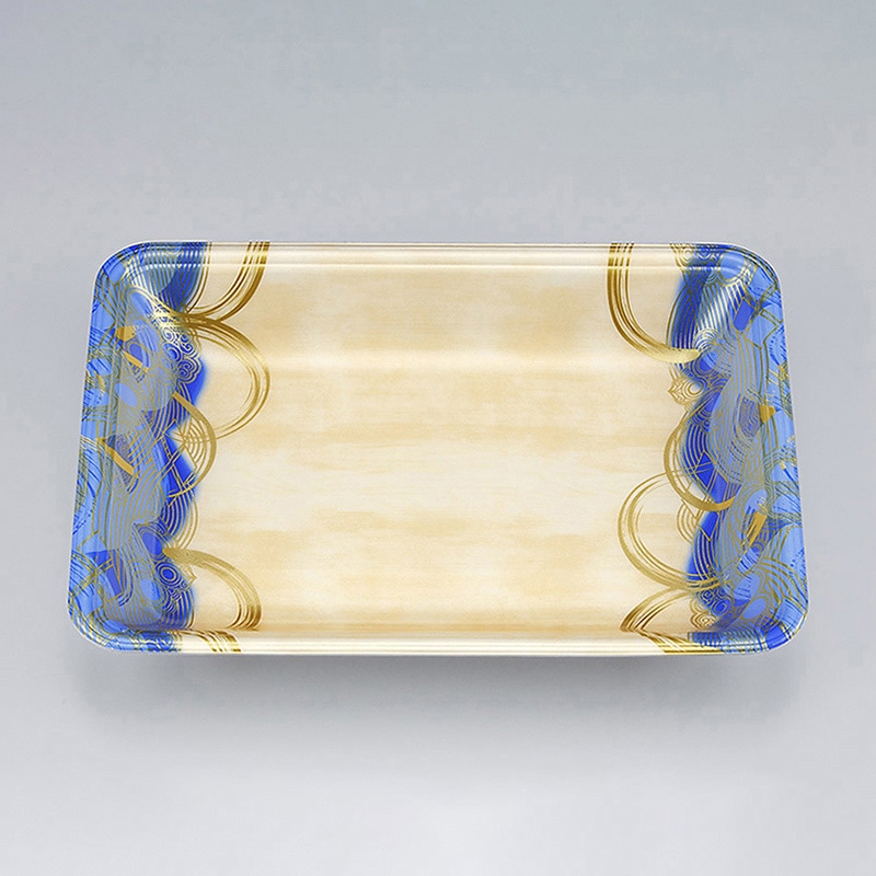 シーピー化成 汎用トレー 新LQ 18-33 波瓦青 100枚/袋(ご注文単位9袋)【直送品】