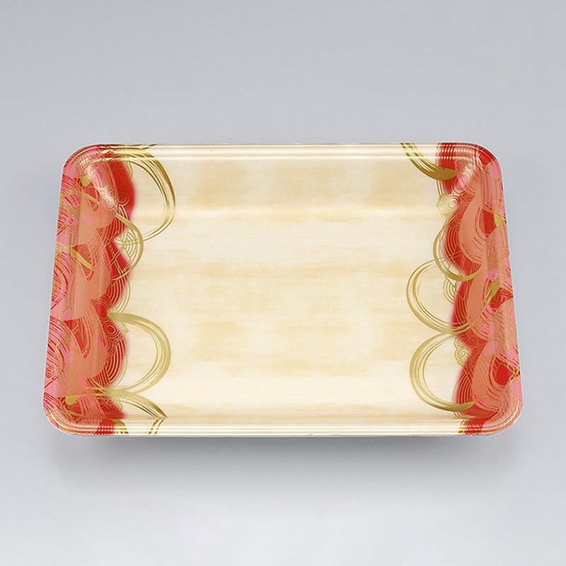 シーピー化成 汎用トレー 新LQ 20-30 波瓦赤 100枚/袋(ご注文単位9袋)【直送品】